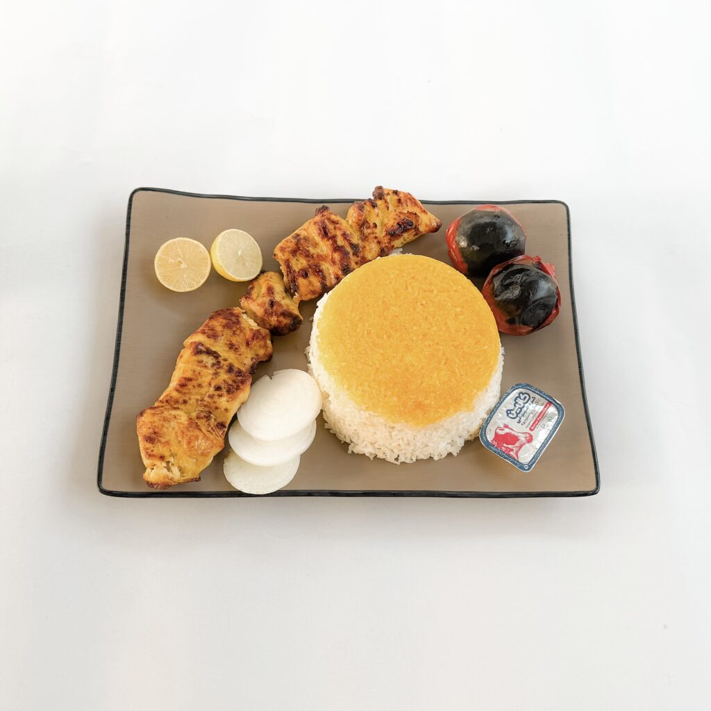 چلو جوجه زعفرون