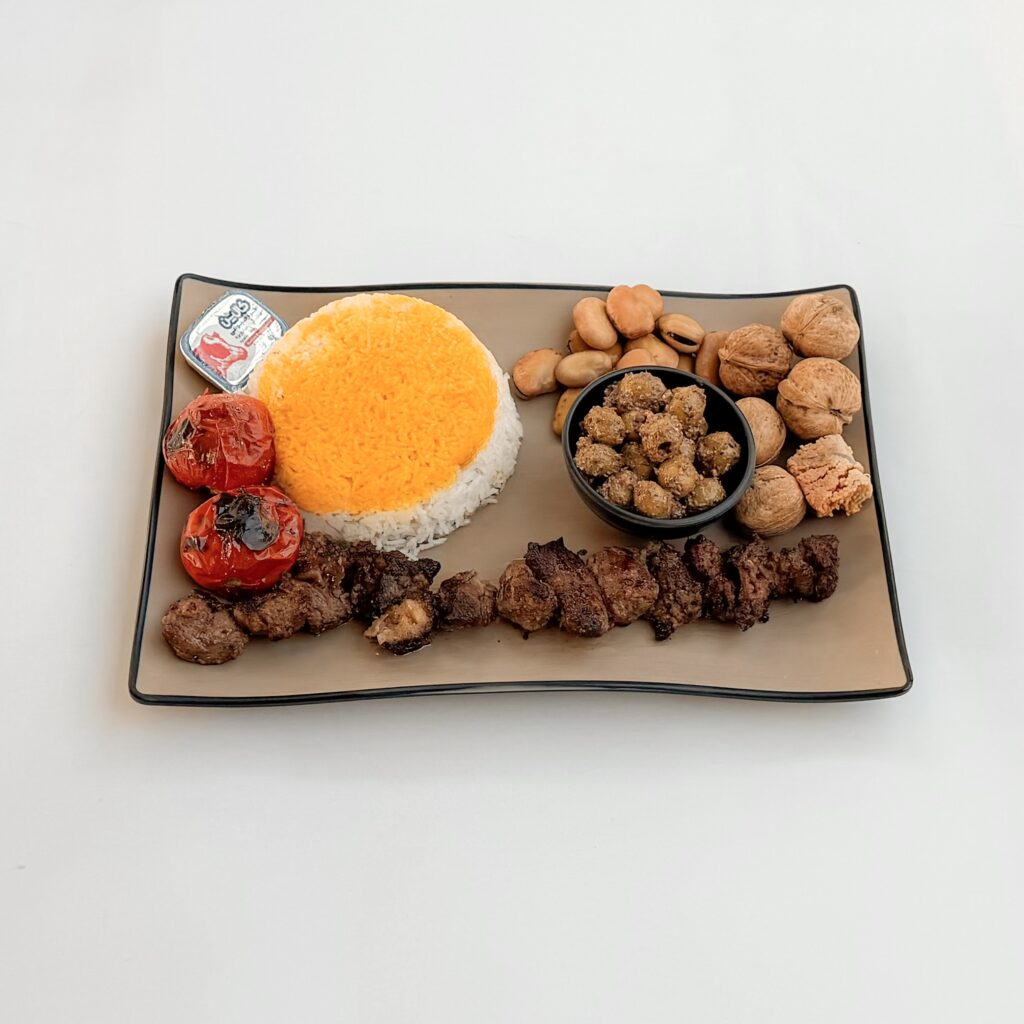 چلو کباب زعفرون